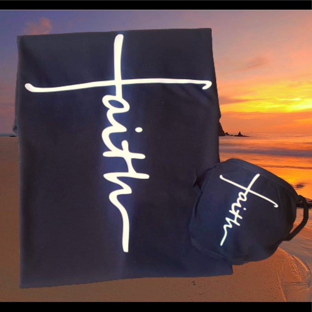 Faith t-shirt/mask bundle